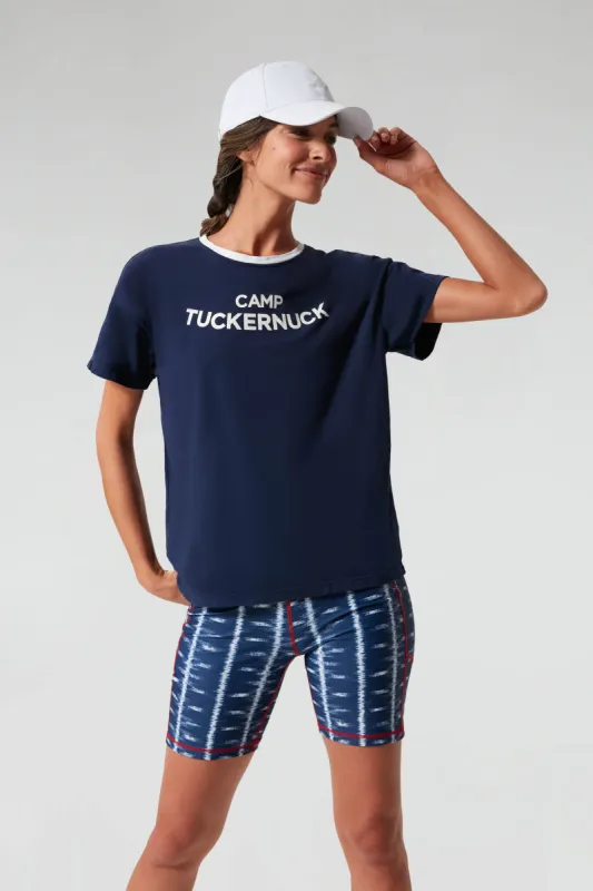 Camp Tuckernuck Navy Tee made by Tuckernuck