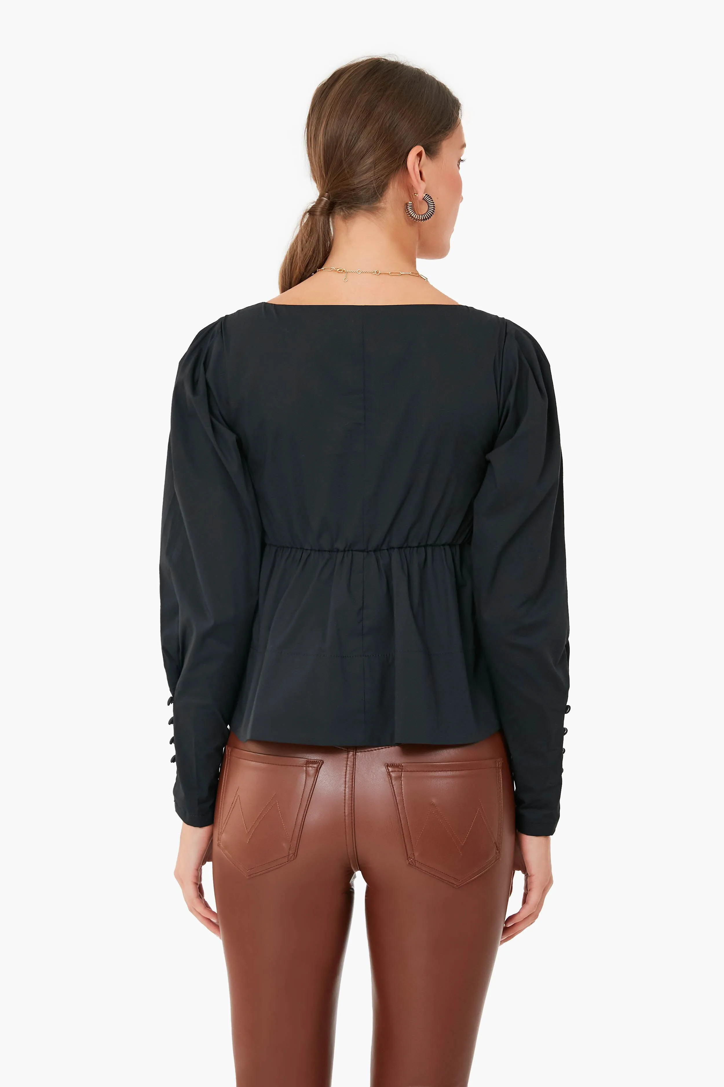 Black Peggy Top sold by Tuckernuck product image thumbnail 4