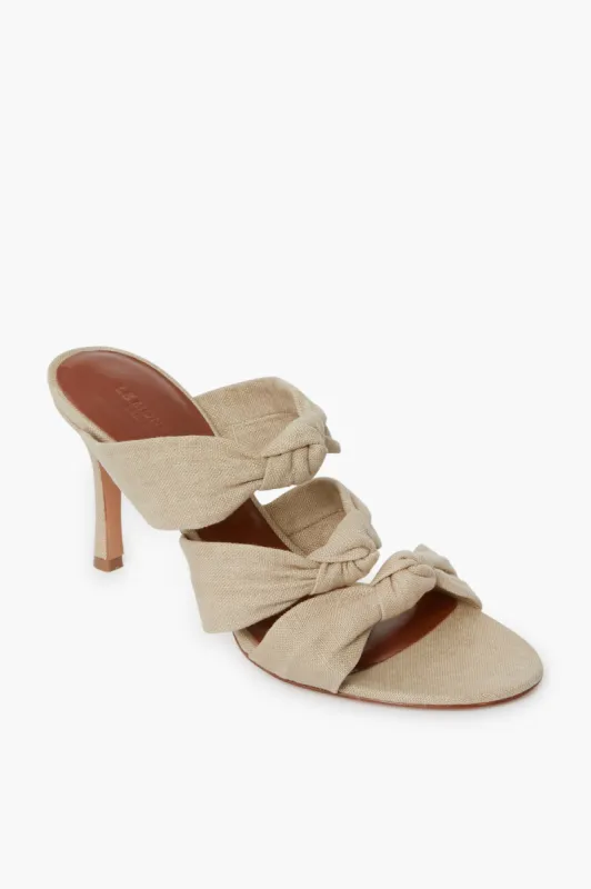Cork Linen Knot Heels sold by Tuckernuck