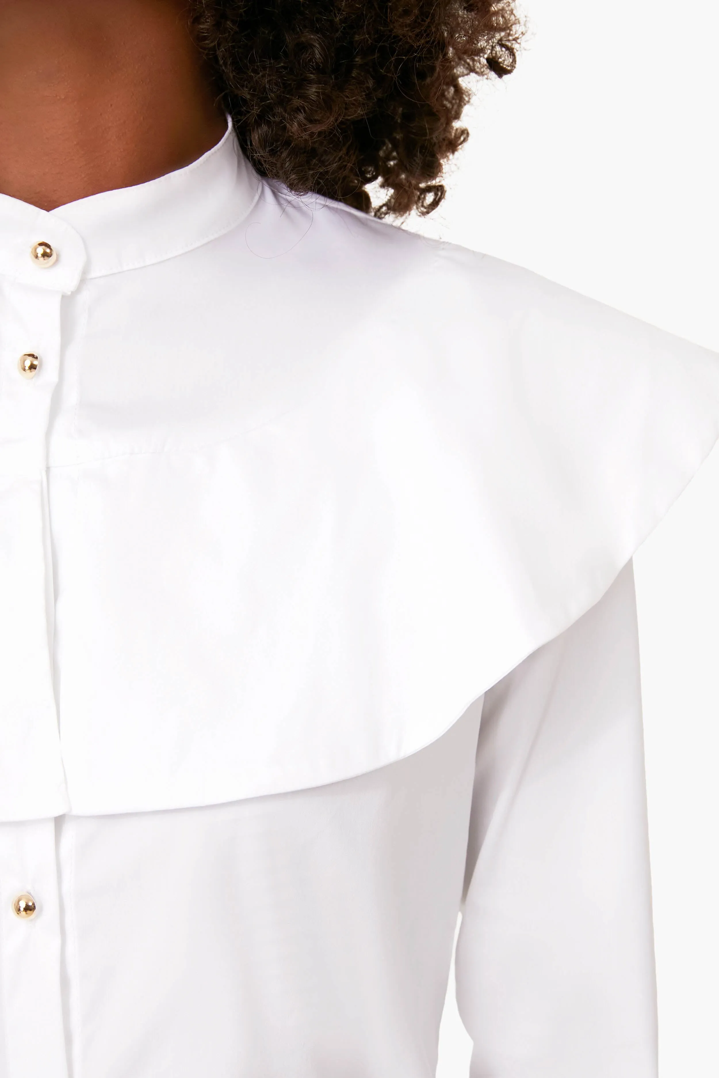 White Mia Blouse sold by Tuckernuck product image thumbnail 5