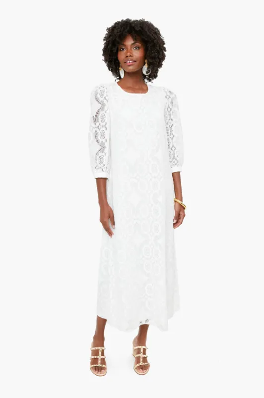 White Lace Jillian Dress sold by Tuckernuck