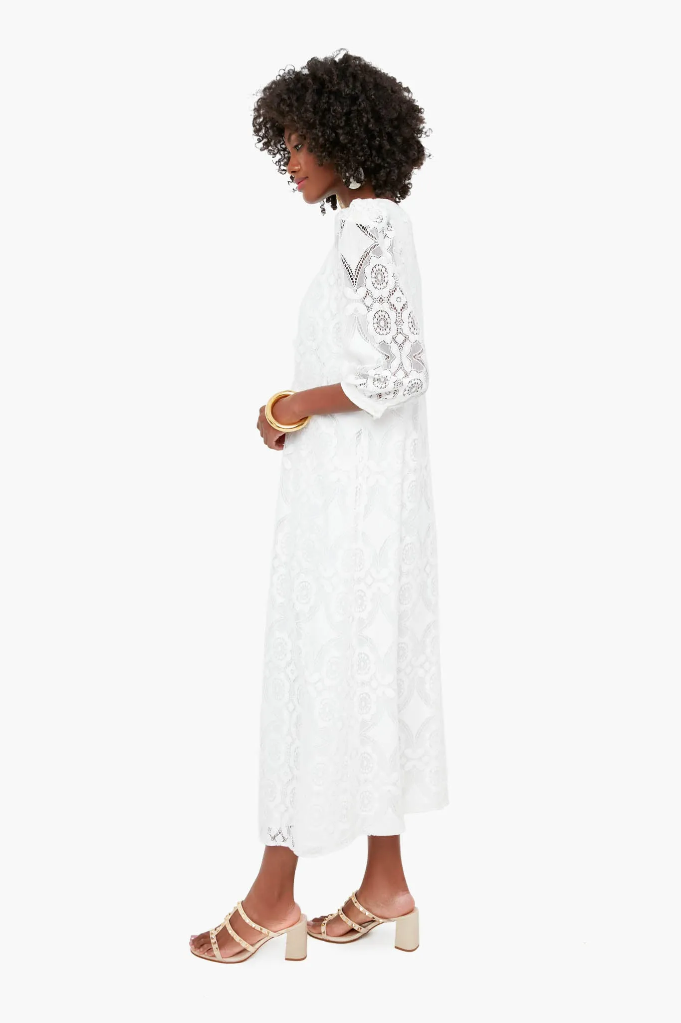 White Lace Jillian Dress sold by Tuckernuck product image thumbnail 3