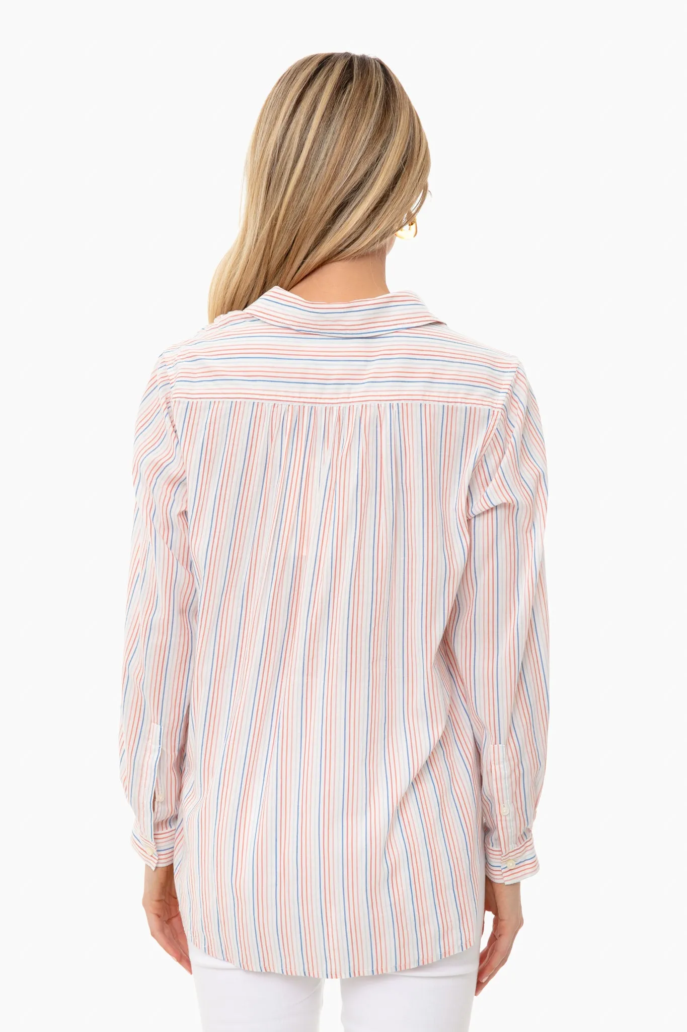 Parker Pinstripe Courtney Henley sold by Tuckernuck product image thumbnail 4