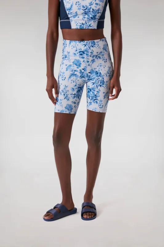 Blue Bouquet 7 Inch Ava Bike Short sold by Tuckernuck
