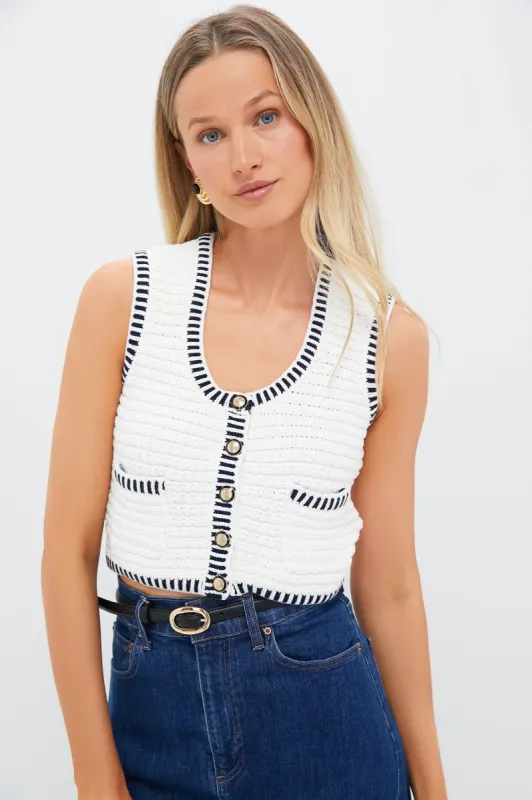 Ecru Gustave Cardigan sold by Tuckernuck