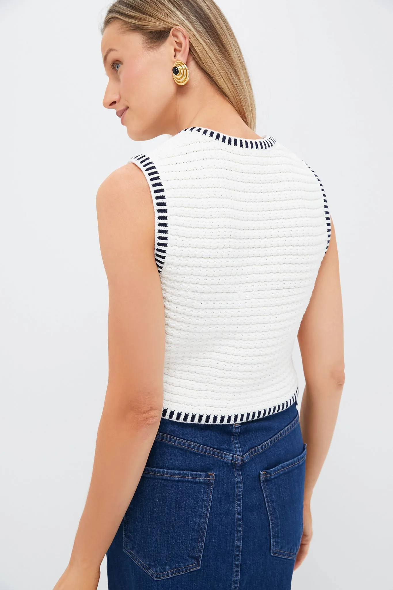 Ecru Gustave Cardigan sold by Tuckernuck product image thumbnail 4