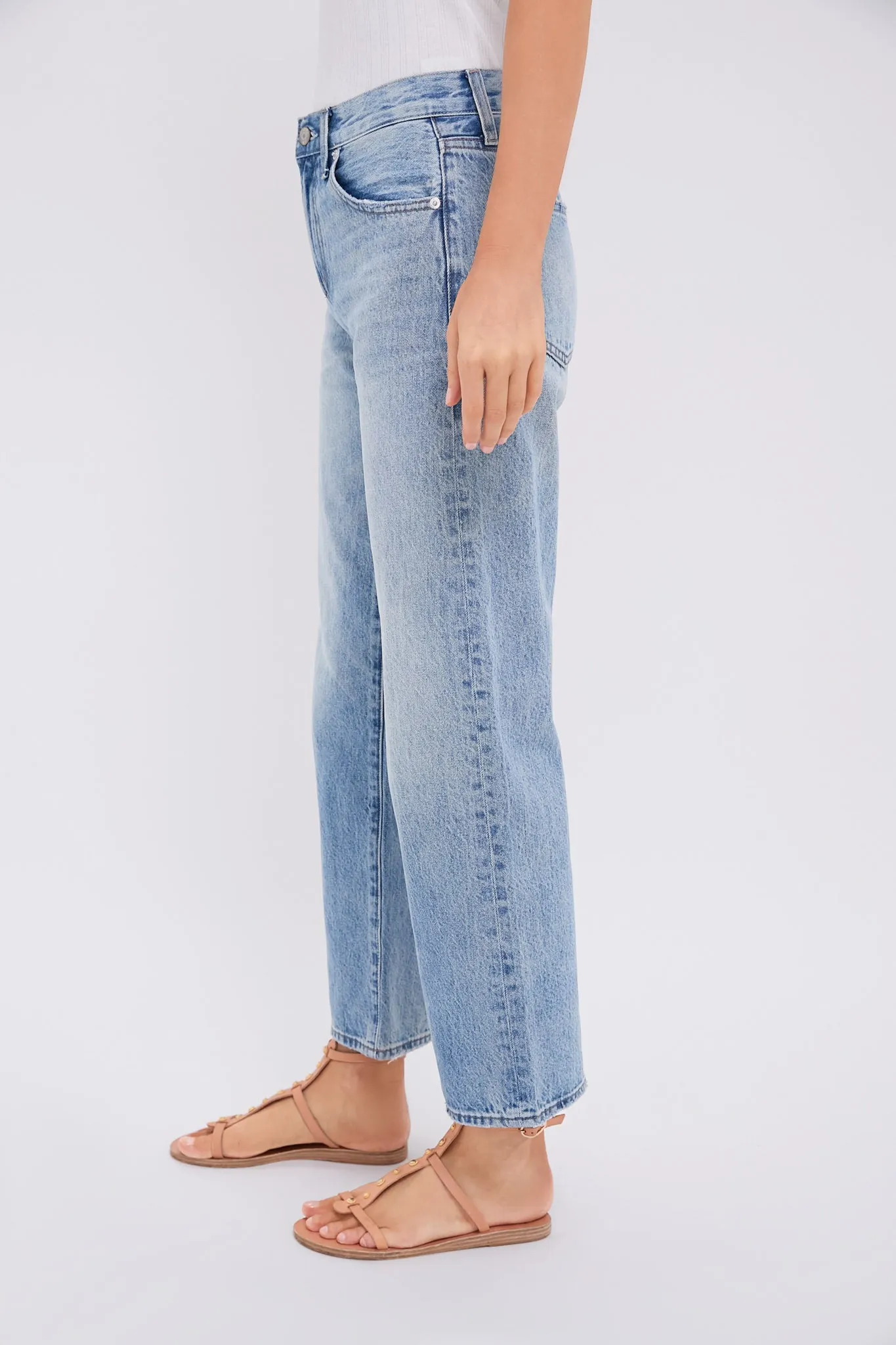 Bowie Lexi Mid Rise Bowed Straight sold by Tuckernuck product image thumbnail 3