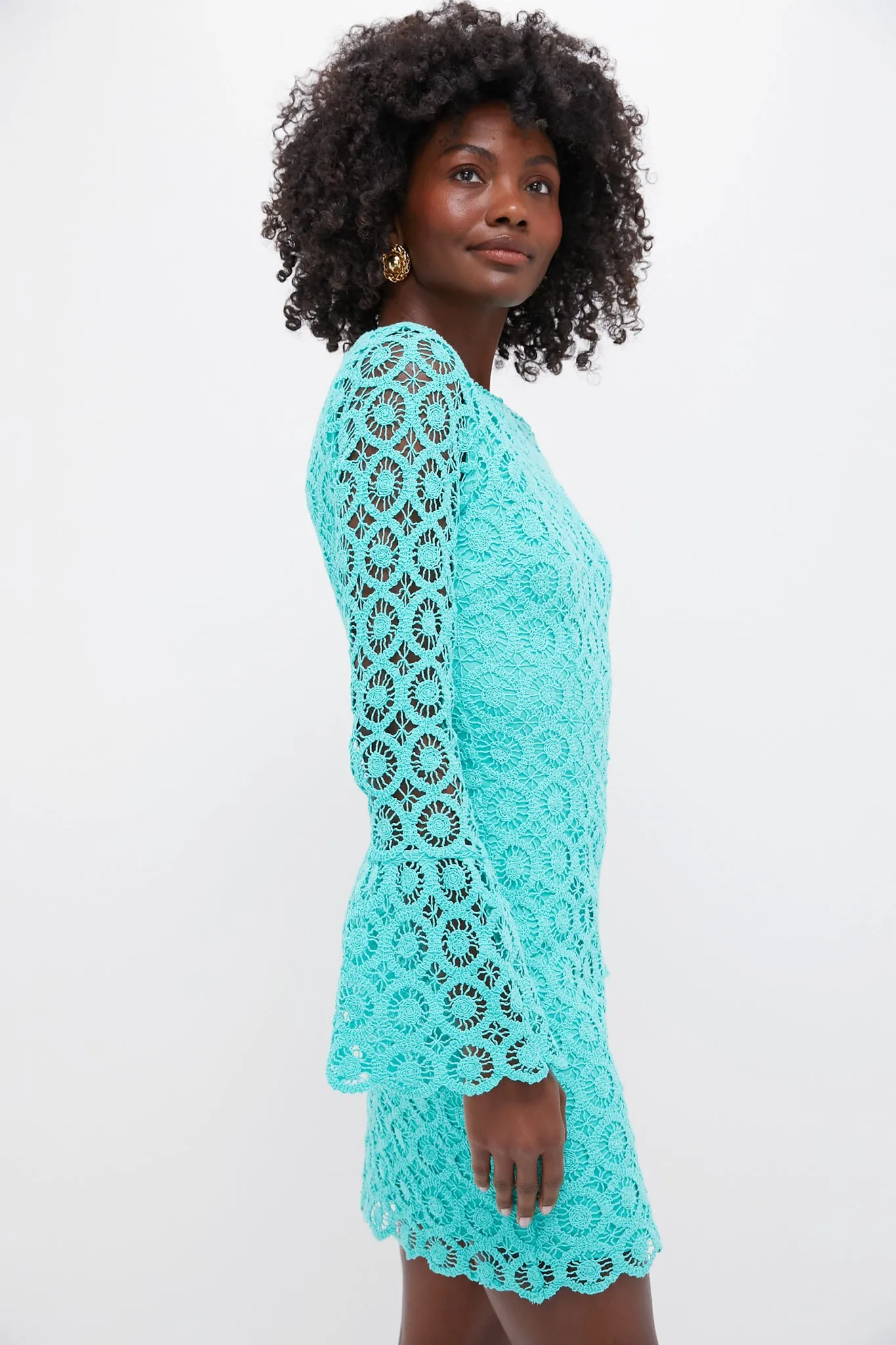 Deep Chlorine Glenda Mini Dress sold by Tuckernuck product image thumbnail 3