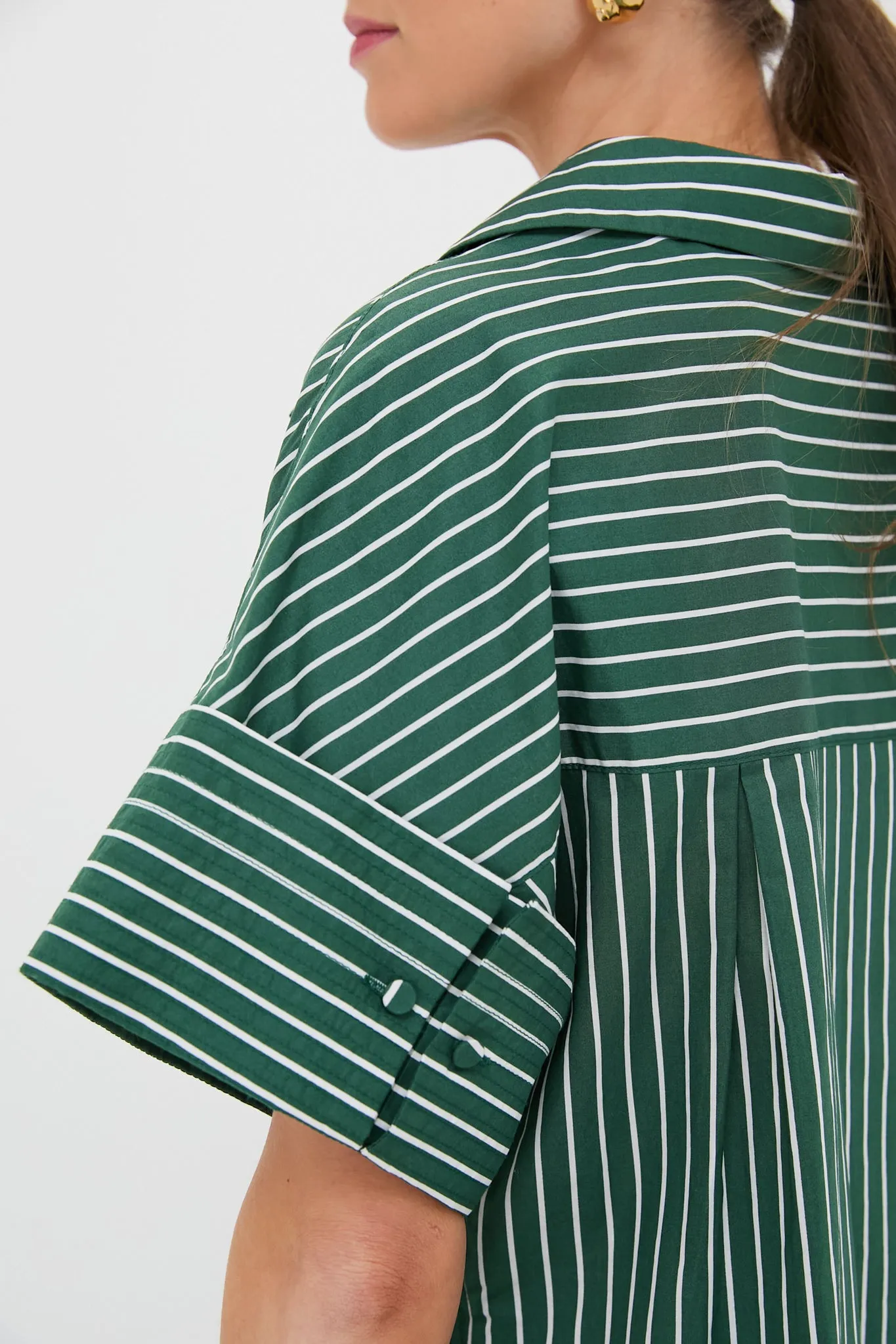 Green Stripe Reina Dress sold by Tuckernuck product image thumbnail 5