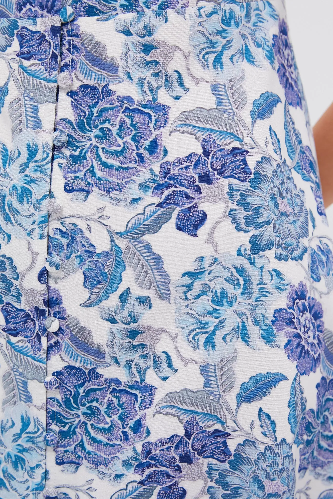 Steel Blue Floral Brody Midi Dress sold by Tuckernuck product image thumbnail 5