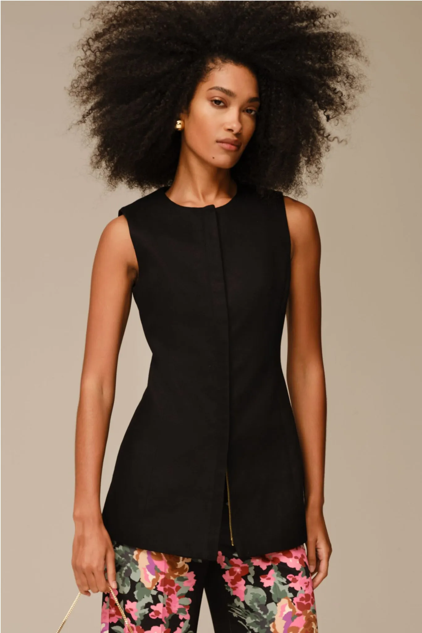 Black Rhoda Tunic Top sold by Tuckernuck
