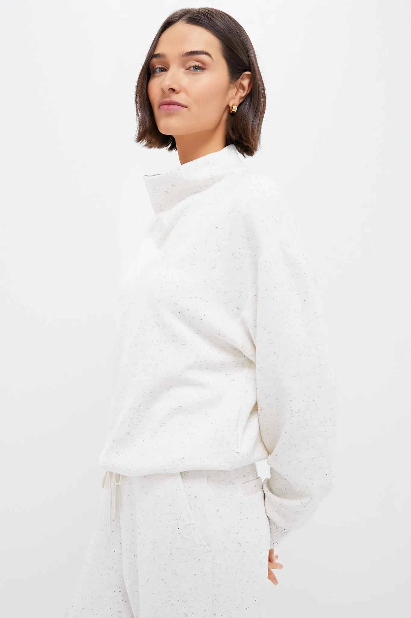 Ivory Marl Fleck Betsy Sweat sold by Tuckernuck product image thumbnail 3