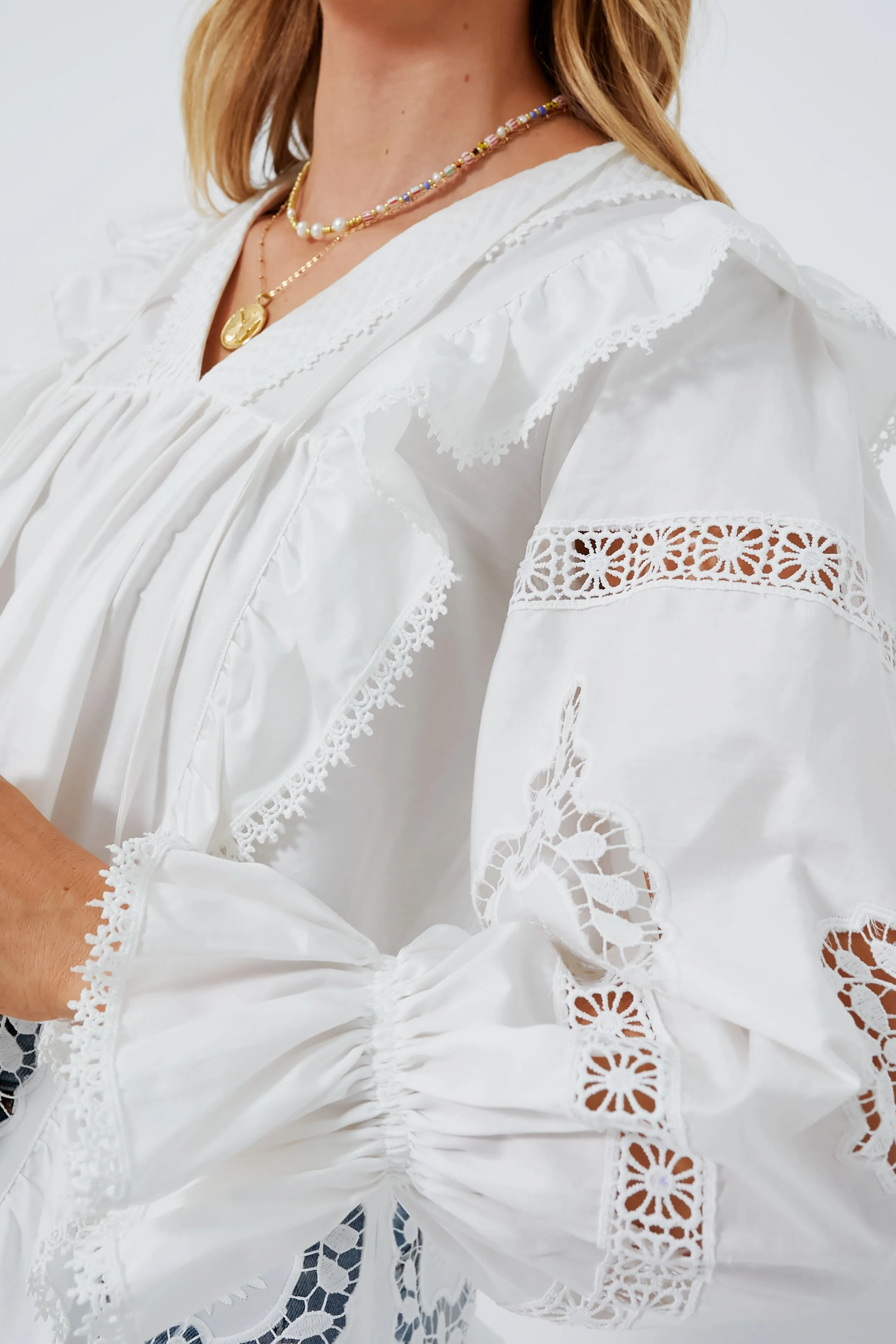 Off White Carla Top sold by Tuckernuck product image thumbnail 5