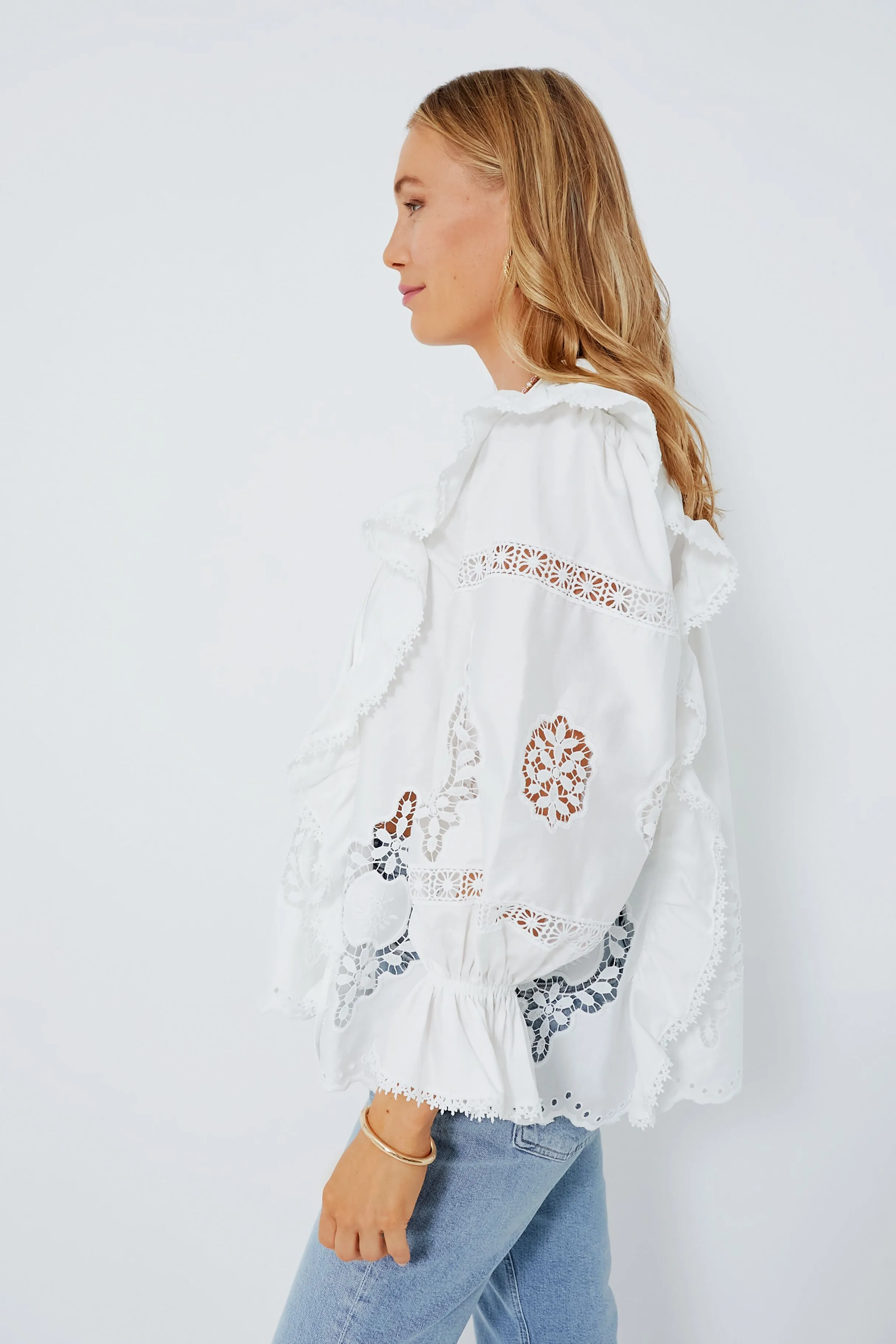 Off White Carla Top sold by Tuckernuck product image thumbnail 3