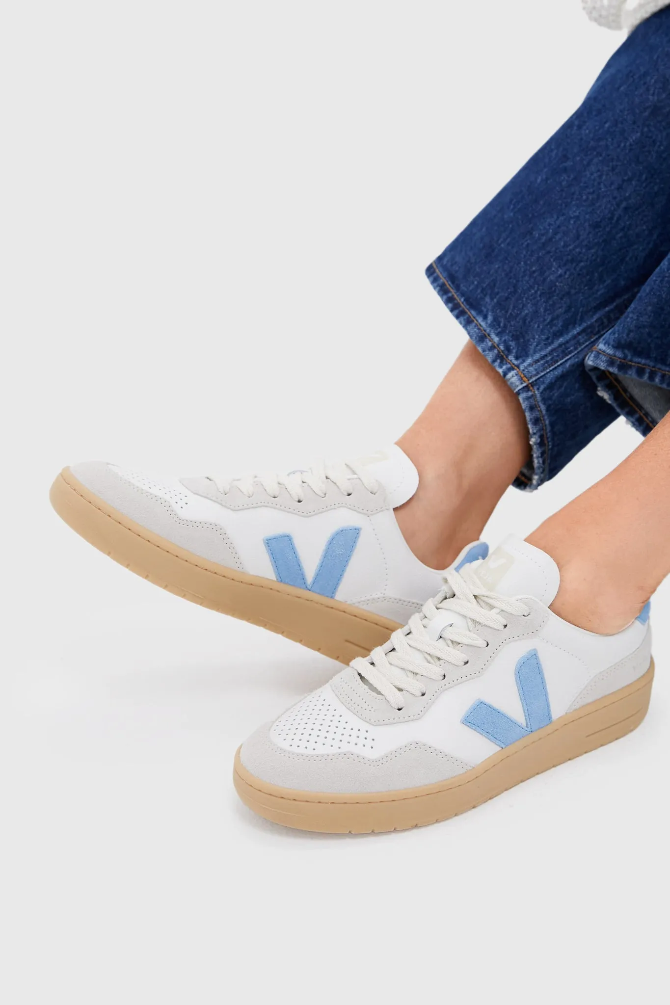 Extra White Aqua Natural V-90 Sneakers sold by Tuckernuck product image thumbnail 2