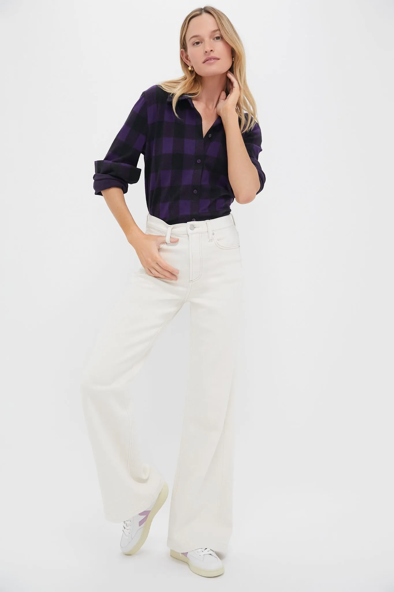 Extra White Orchid V-12 Sneakers sold by Tuckernuck product image thumbnail 3