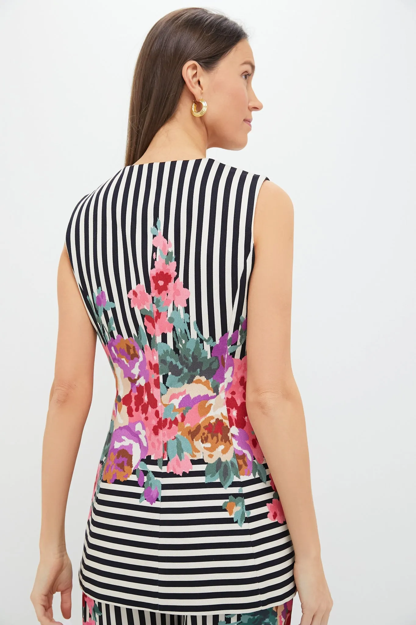 Flowering Trellis Structured Rhoda Tunic Top sold by Tuckernuck product image thumbnail 4