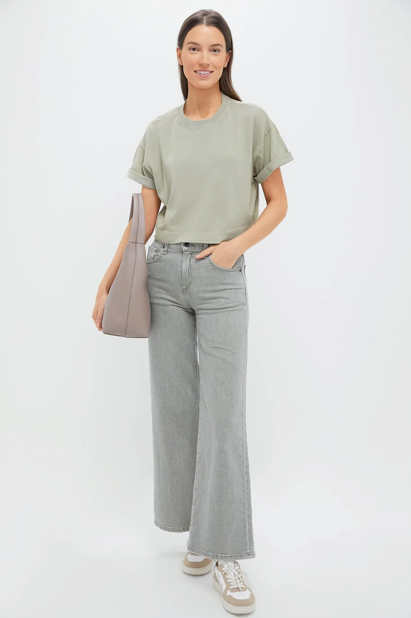 Pistachio Slim Wide Leg sold by Tuckernuck product image thumbnail 2
