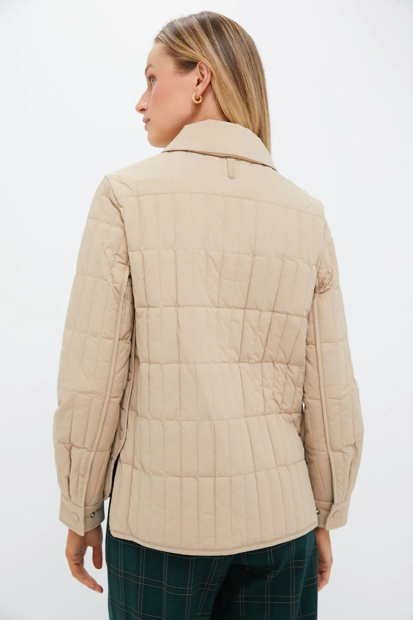 Light Camel Quilted Dulcia Jacket sold by Tuckernuck product image thumbnail 4