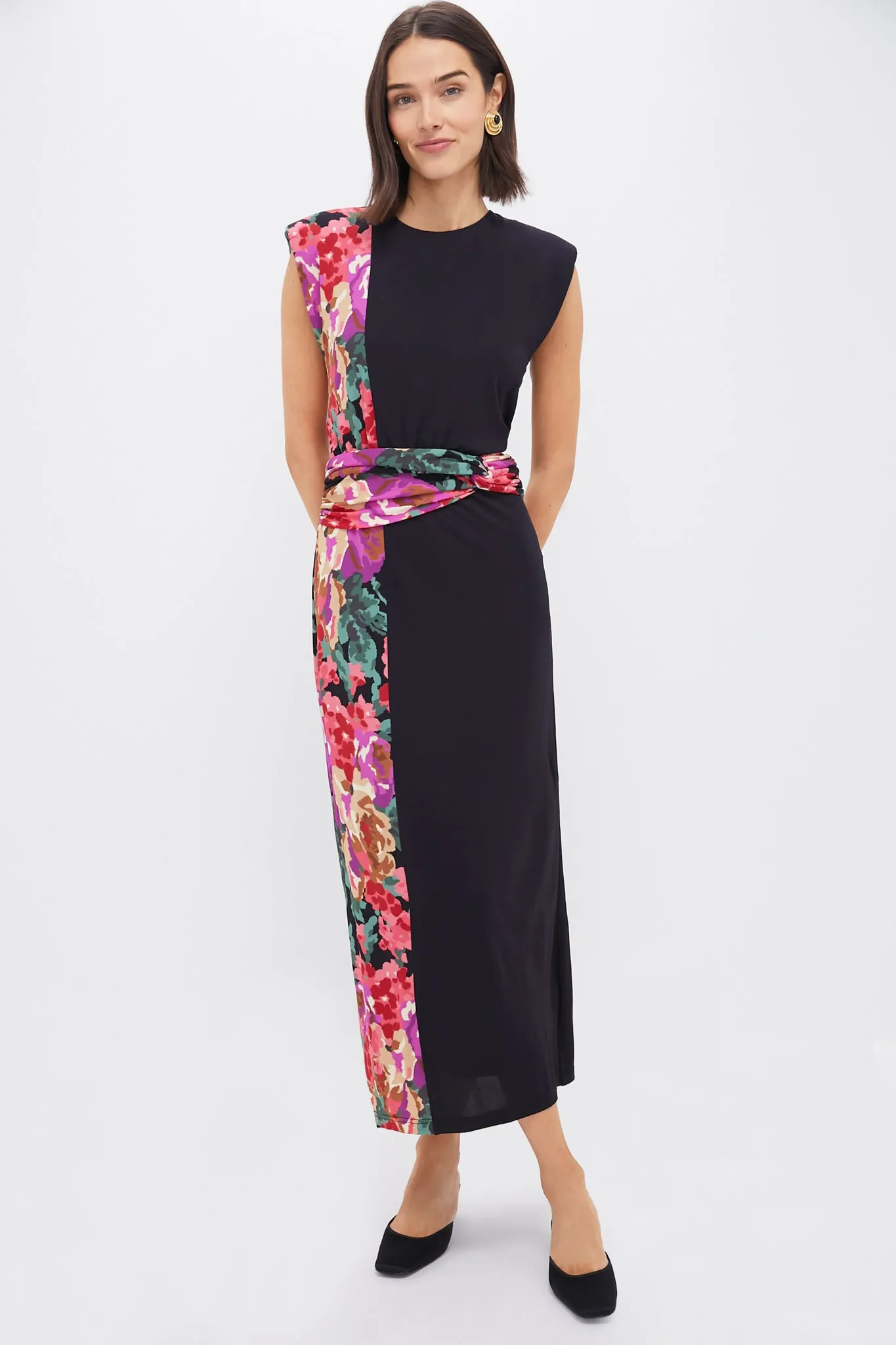 Climbing Roses Stretch Jersey Cleo Dress sold by Tuckernuck product image thumbnail 2