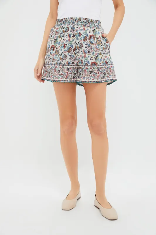 Cream Chintz Nova Shorts made by Tuckernuck