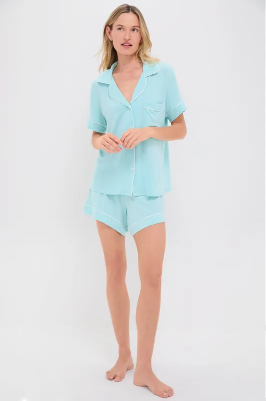 Canal Blue Gisele Shortie PJ Set sold by Tuckernuck