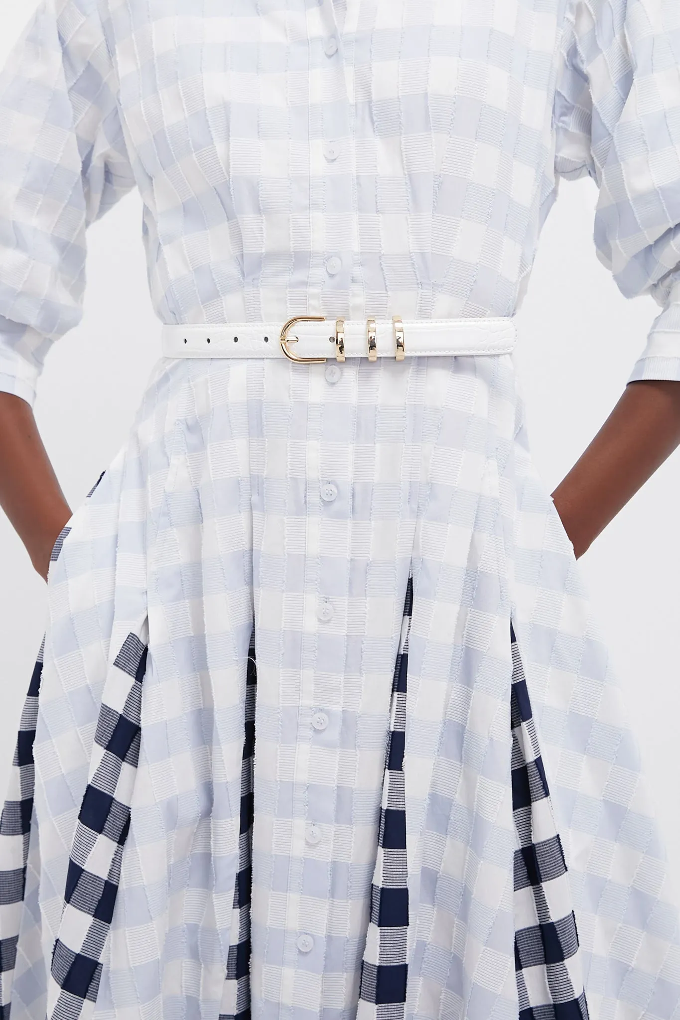 Periwinkle Sky Jazz Pintuck Midi Dress sold by Tuckernuck product image thumbnail 5