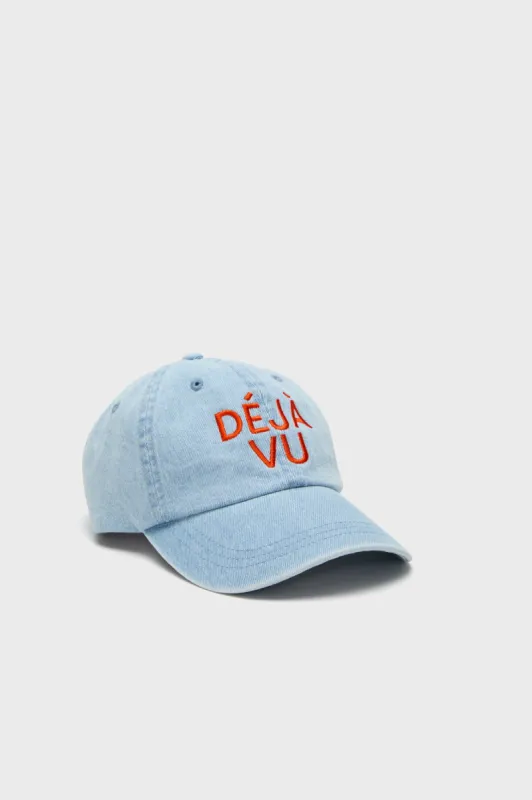 Denim Embroidered Deja Vu Denim Baseball Hat sold by Tuckernuck