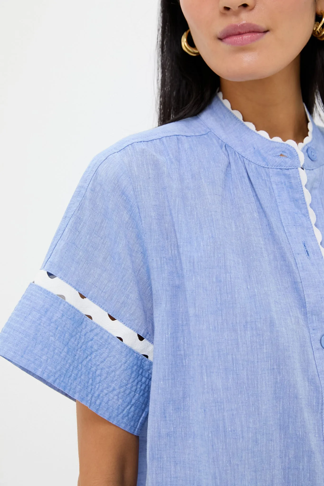 Chambray Cornelia Dress sold by Tuckernuck product image thumbnail 5