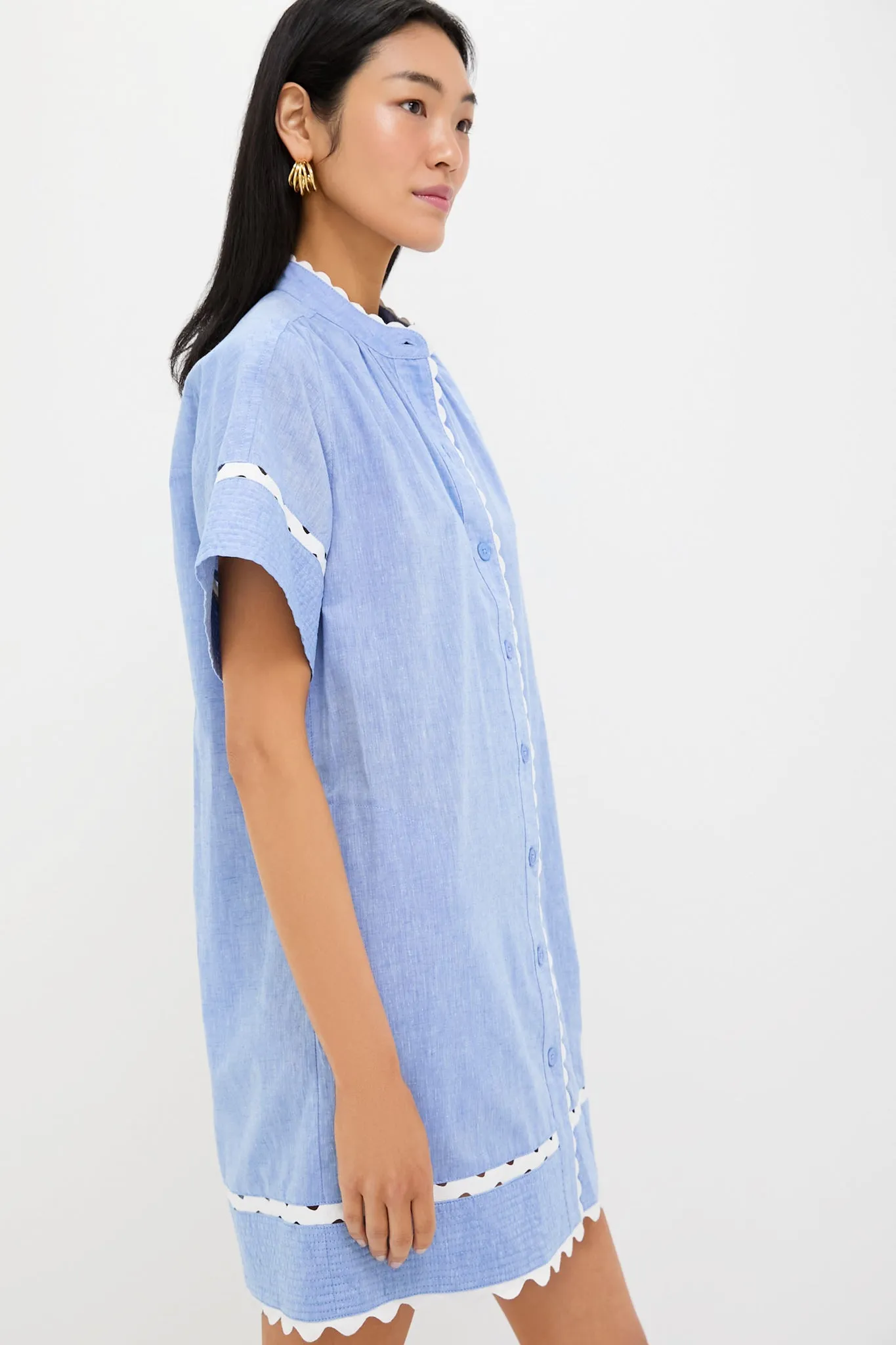 Chambray Cornelia Dress sold by Tuckernuck product image thumbnail 3