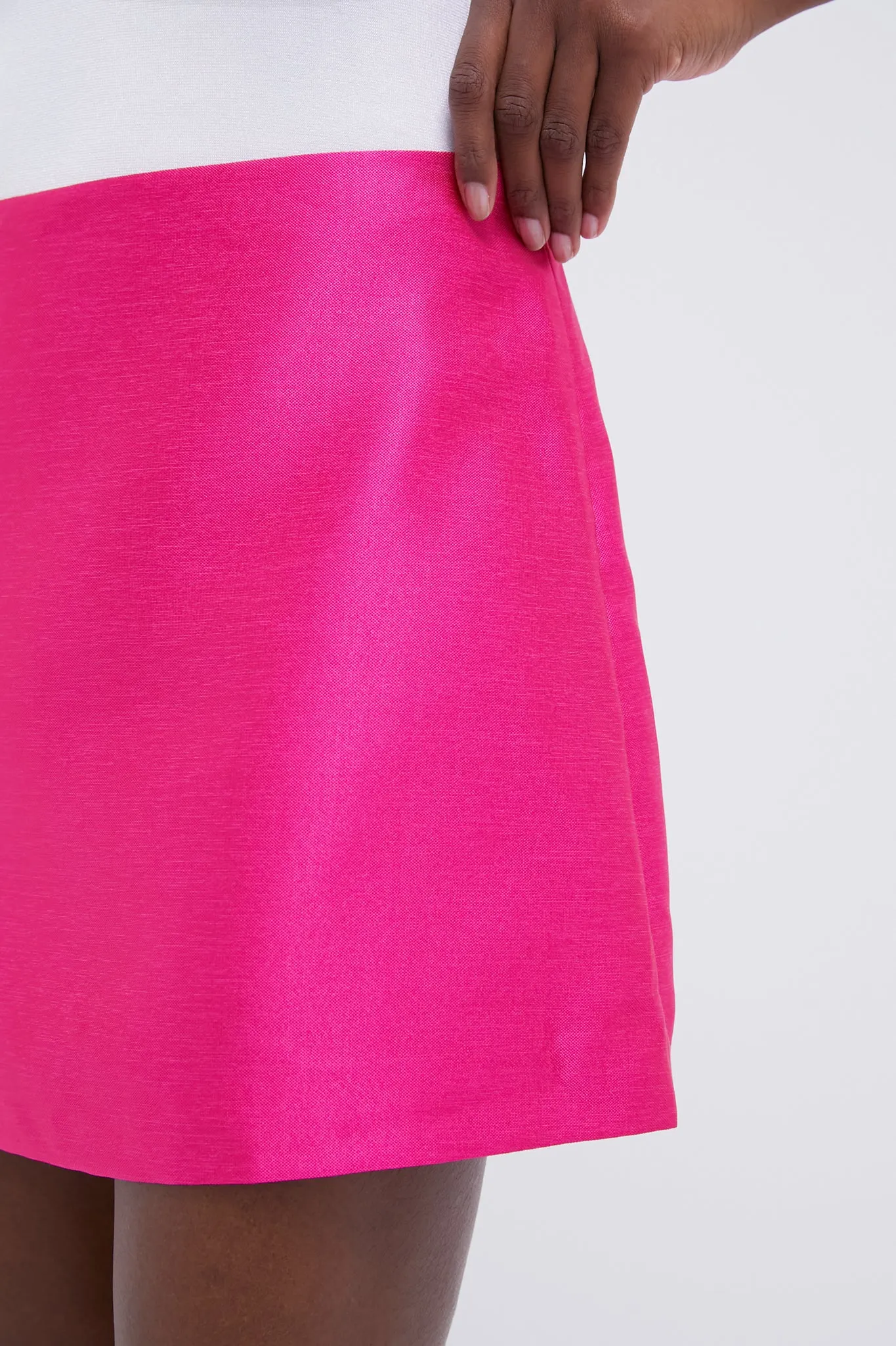 Hot Pink Dupioni Opal Skirt sold by Tuckernuck product image thumbnail 5
