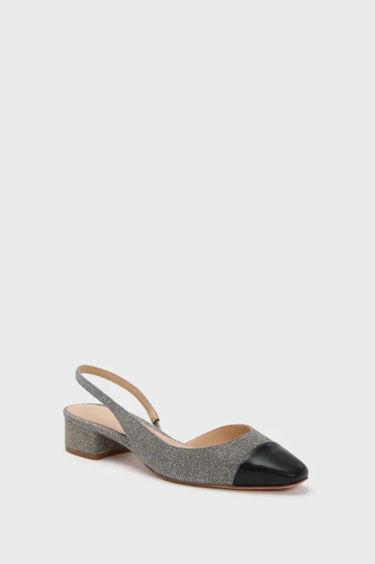 Multi Black Cecile Sling Back Heels sold by Tuckernuck