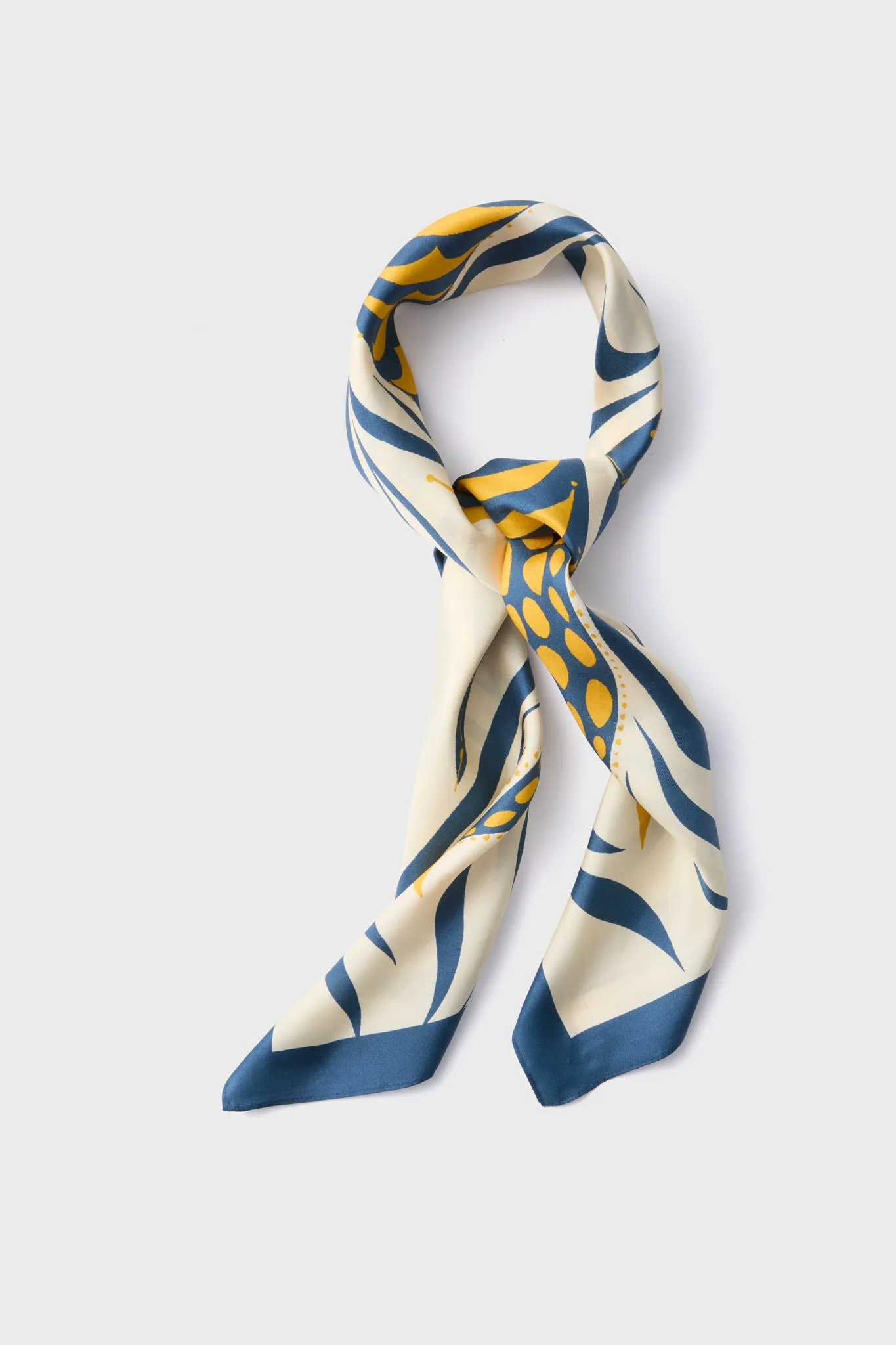 Mod Pesce Medium Silk Scarf sold by Tuckernuck