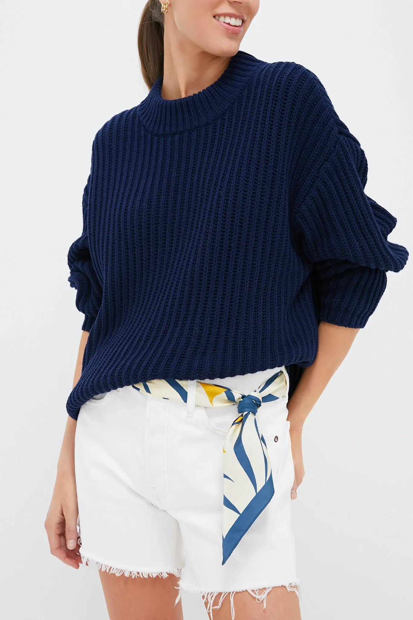 Mod Pesce Medium Silk Scarf sold by Tuckernuck product image thumbnail 4