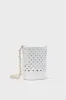 White Leather Arden Bucket Bag sold by Tuckernuck