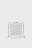 White Leather Arden Bucket Bag sold by Tuckernuck
