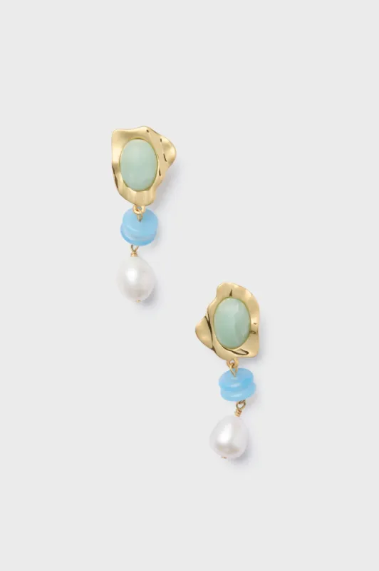 Blues Vida Earrings sold by Tuckernuck