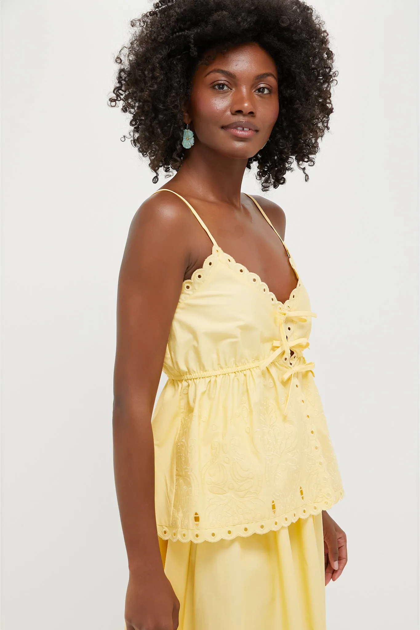 Light Yellow Tank Top sold by Tuckernuck product image thumbnail 3