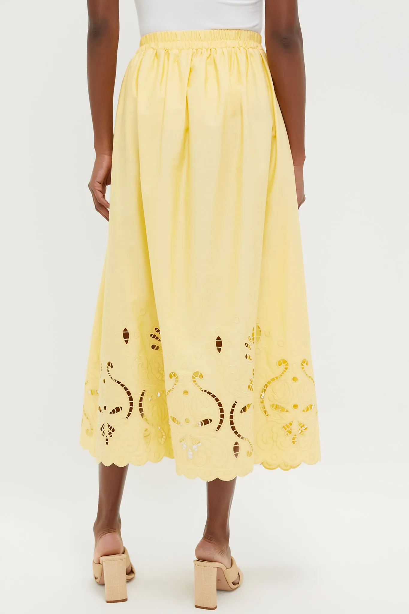 Light Yellow Maxi Skirt sold by Tuckernuck product image thumbnail 4