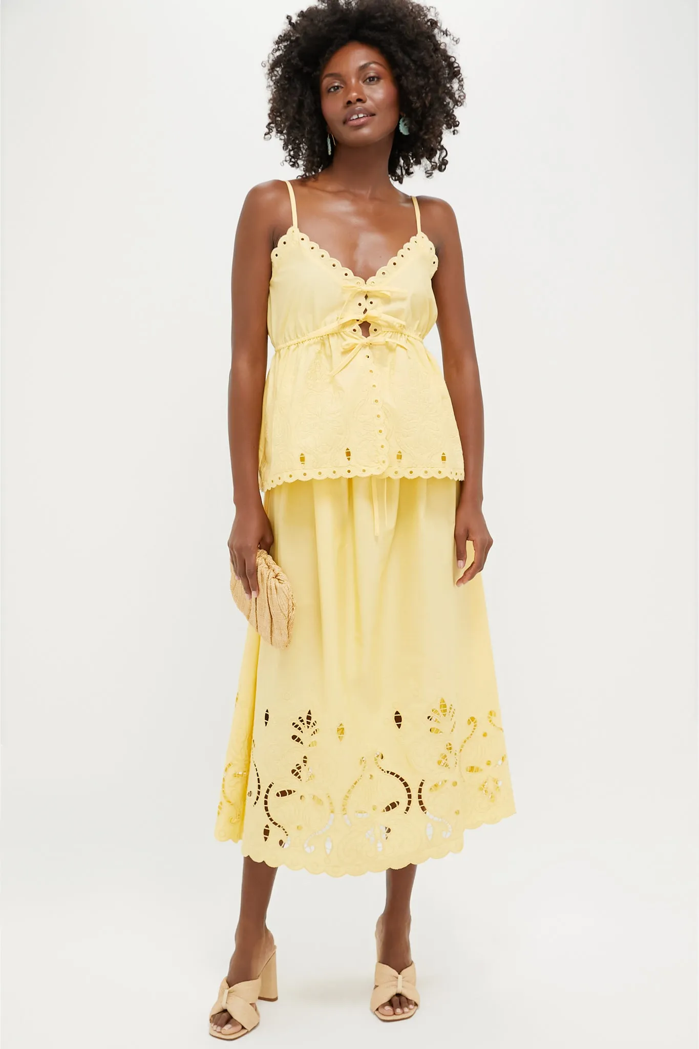 Light Yellow Maxi Skirt sold by Tuckernuck product image thumbnail 2
