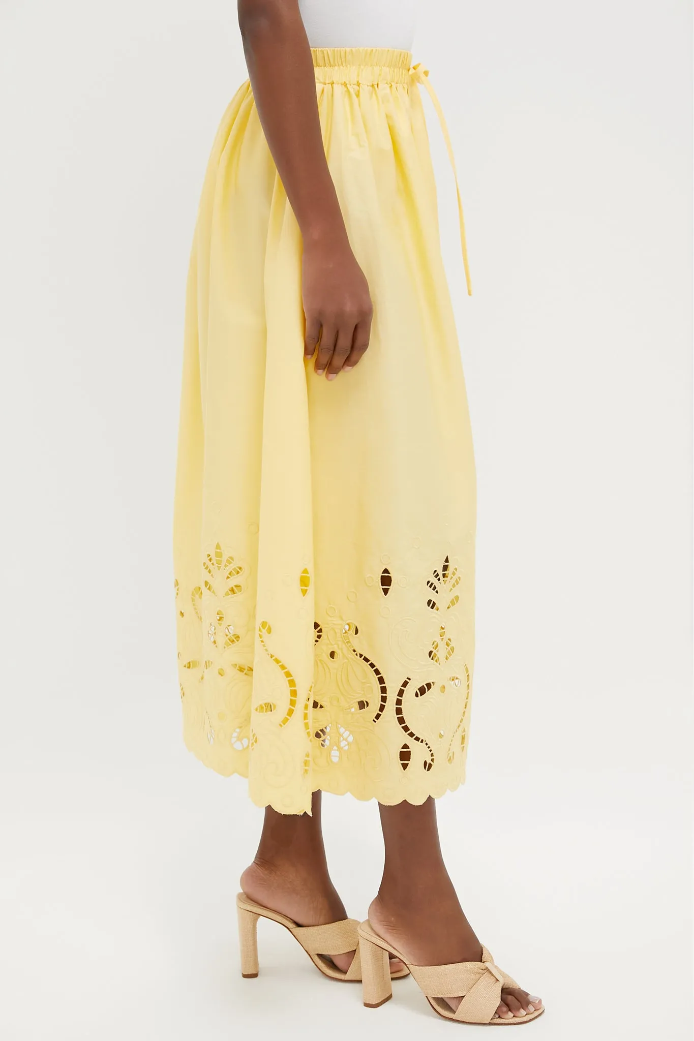 Light Yellow Maxi Skirt sold by Tuckernuck product image thumbnail 3