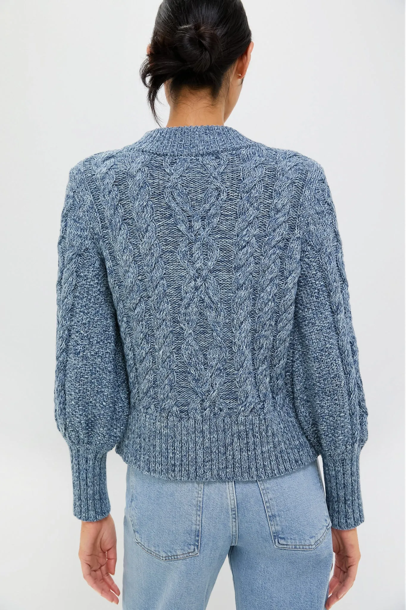 Marled Blue Colette Cardigan sold by Tuckernuck product image thumbnail 4