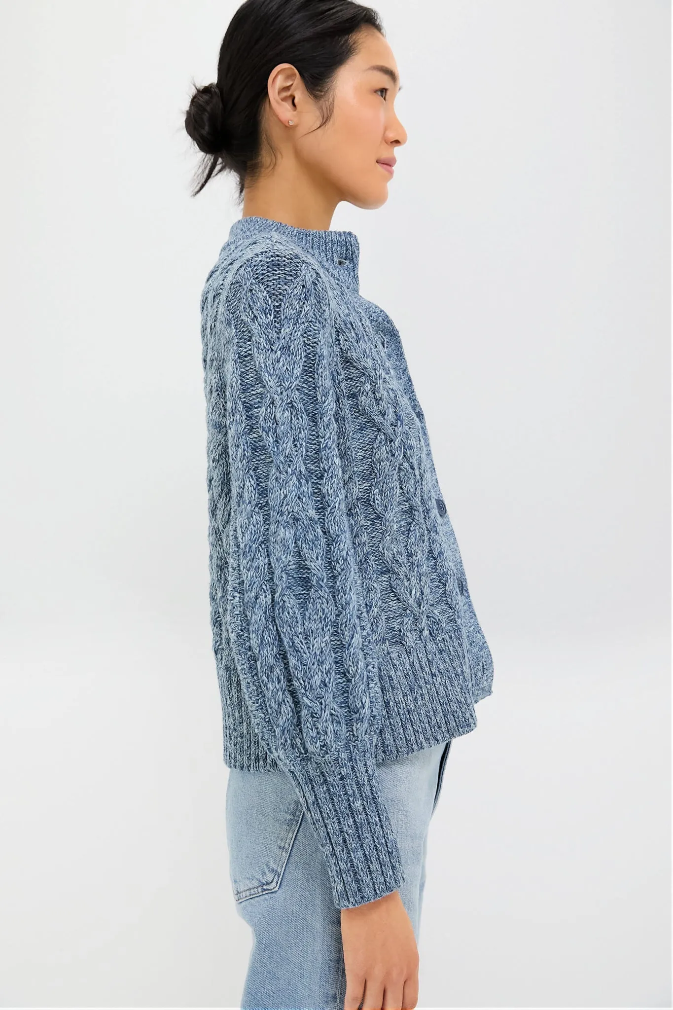 Marled Blue Colette Cardigan sold by Tuckernuck product image thumbnail 3