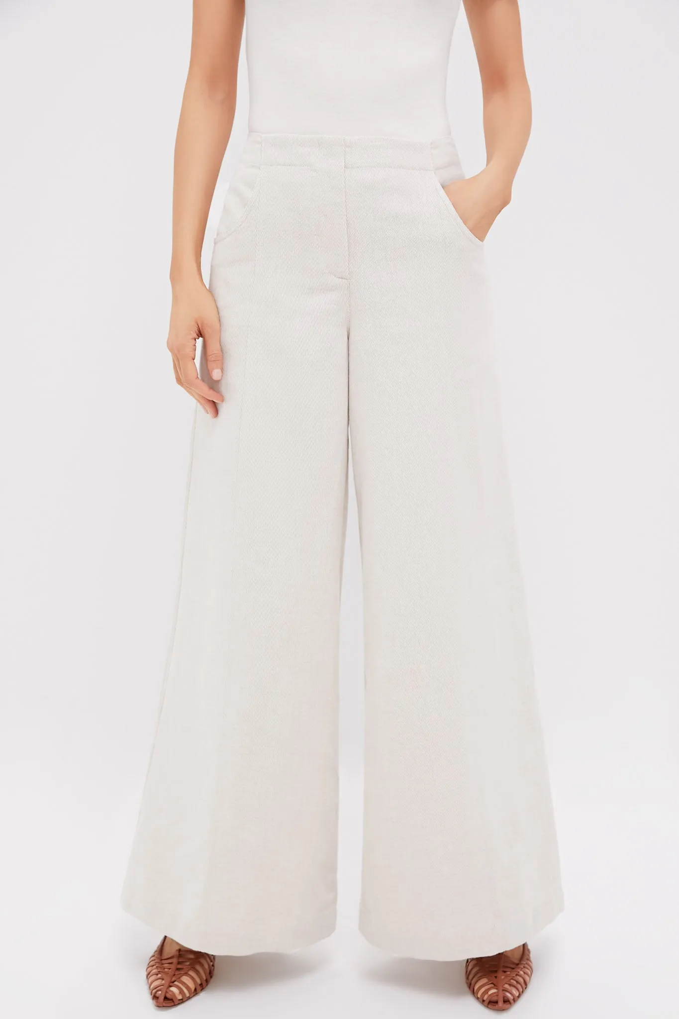 Natural Demie Pant sold by Tuckernuck