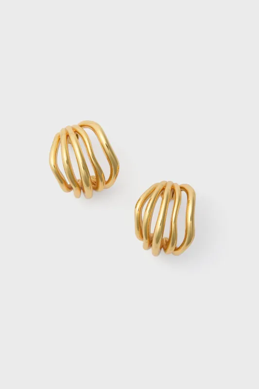 Gold Sonoma Hoop Earrings sold by Tuckernuck