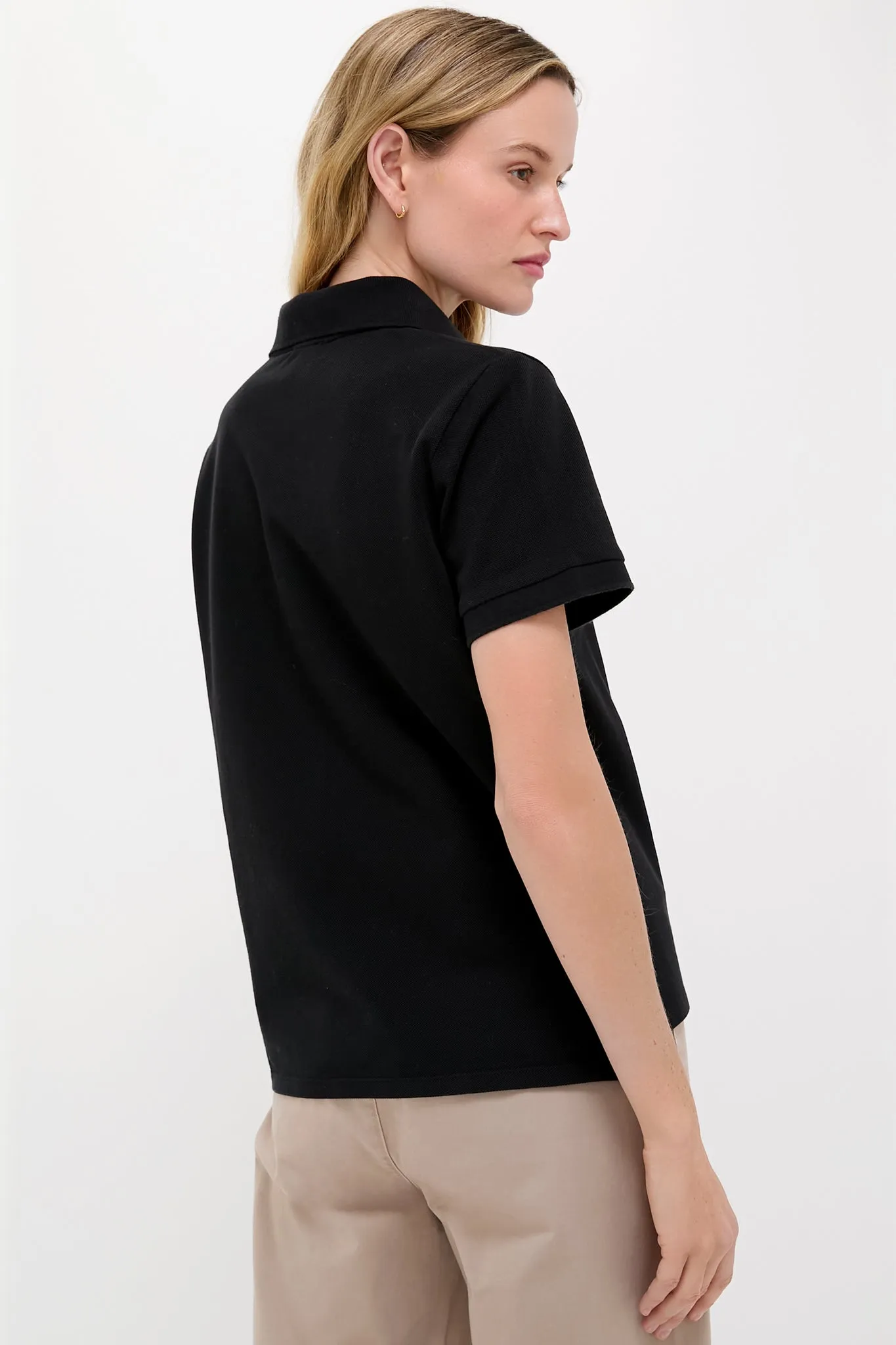 Black Pique Short Sleeve Murray Polo sold by Tuckernuck product image thumbnail 5