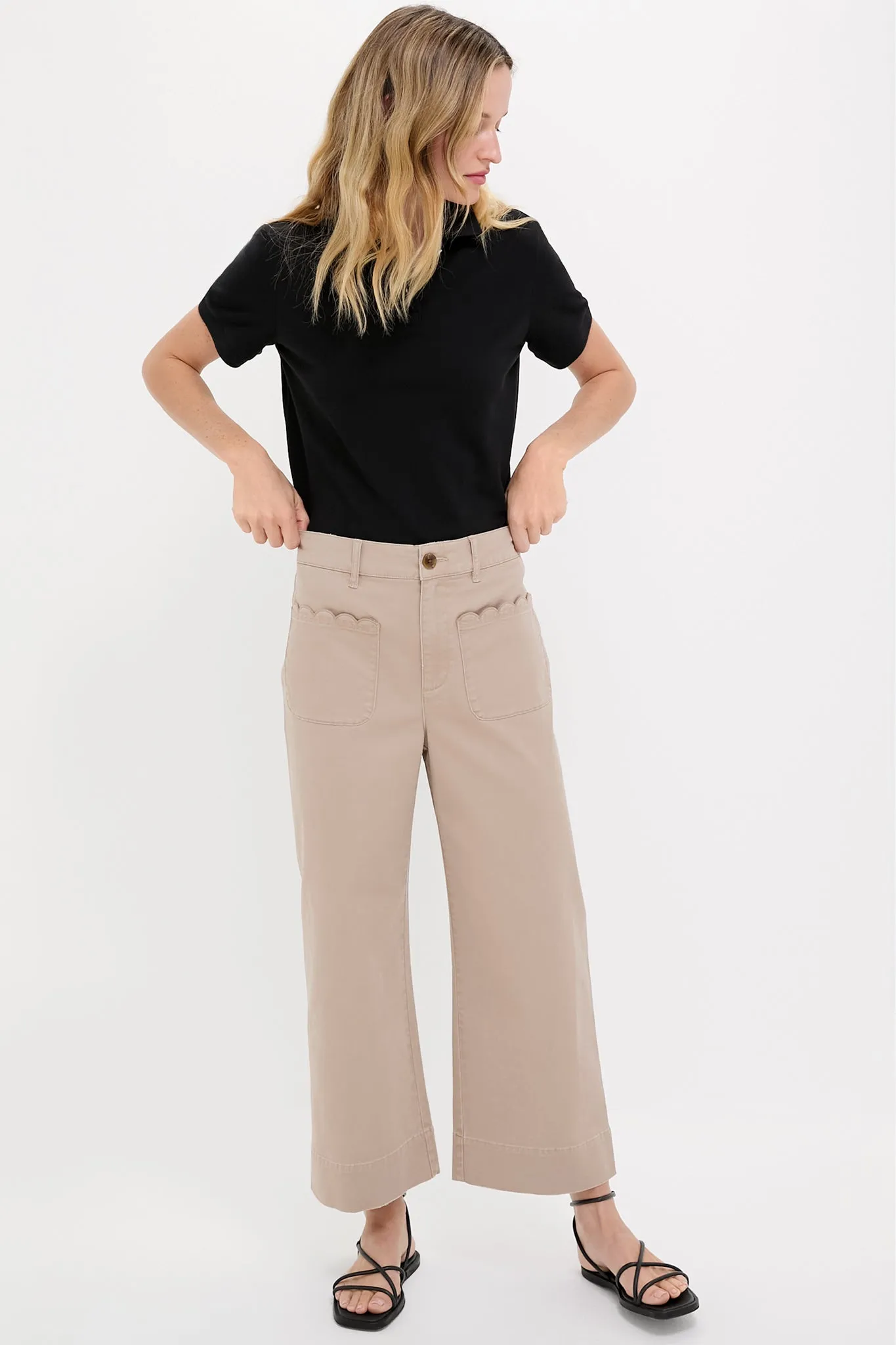 Black Pique Short Sleeve Murray Polo sold by Tuckernuck