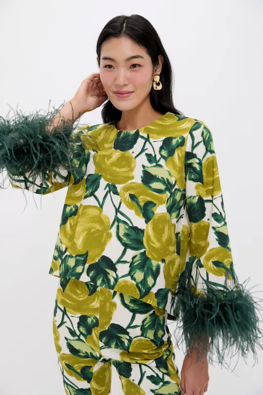 Giverny Gardens Stretch Cotton Maxine Top sold by Tuckernuck