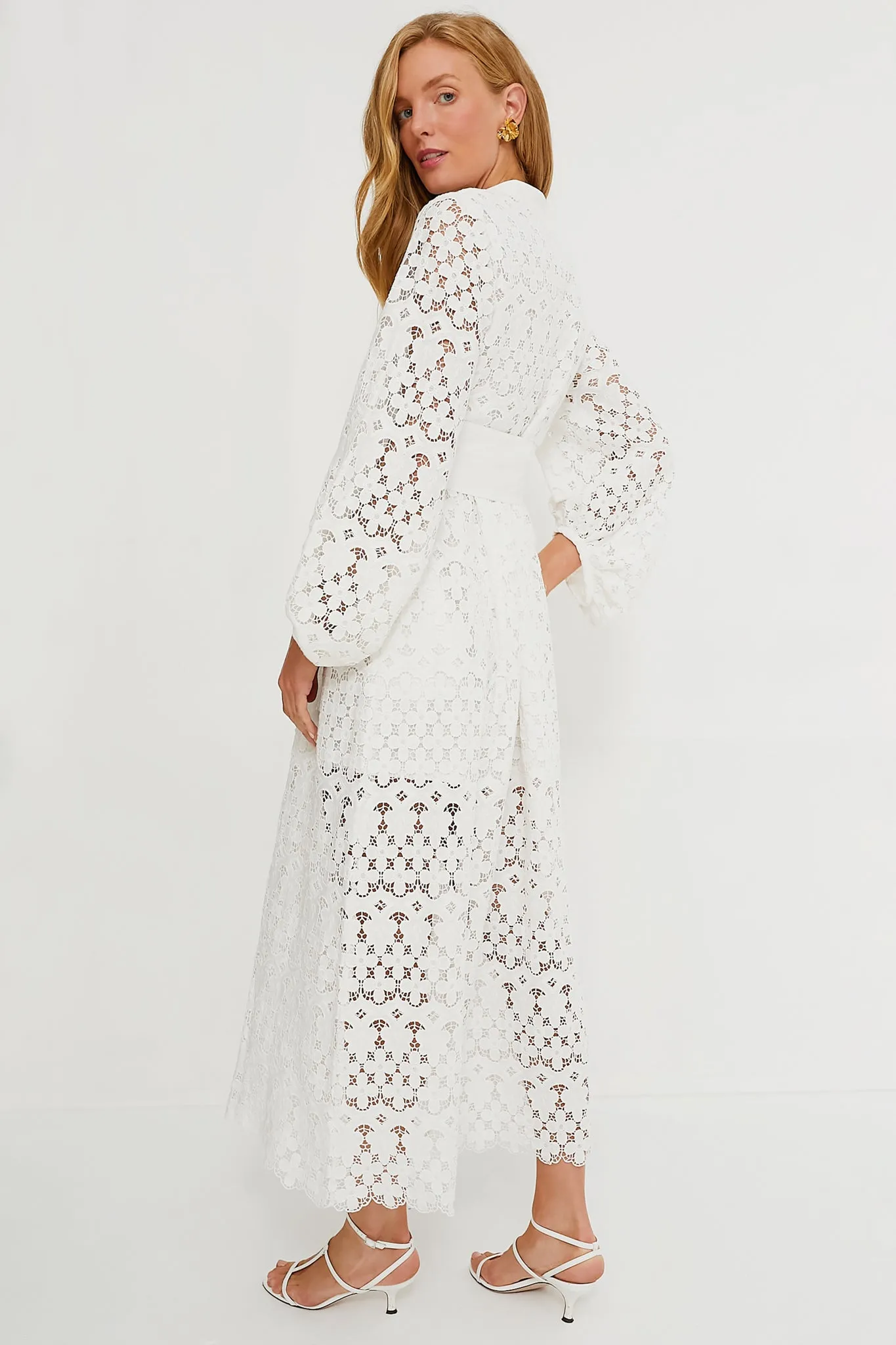 White Lace Calliope Dress sold by Tuckernuck product image thumbnail 4