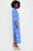 Ikat Blue Sapphire Long Kaftan sold by Tuckernuck